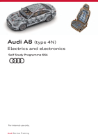 SSP 664 Audi A8 (type 4N) - Electrics and electronics - Self-Study Programme